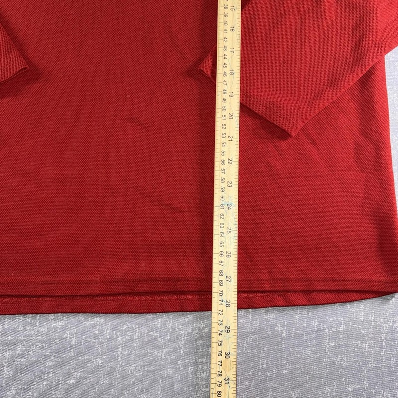 North Face Pullover Mens XL Red Flight Series 1/4 Zip Long Sleeve Outdoor Top gallery