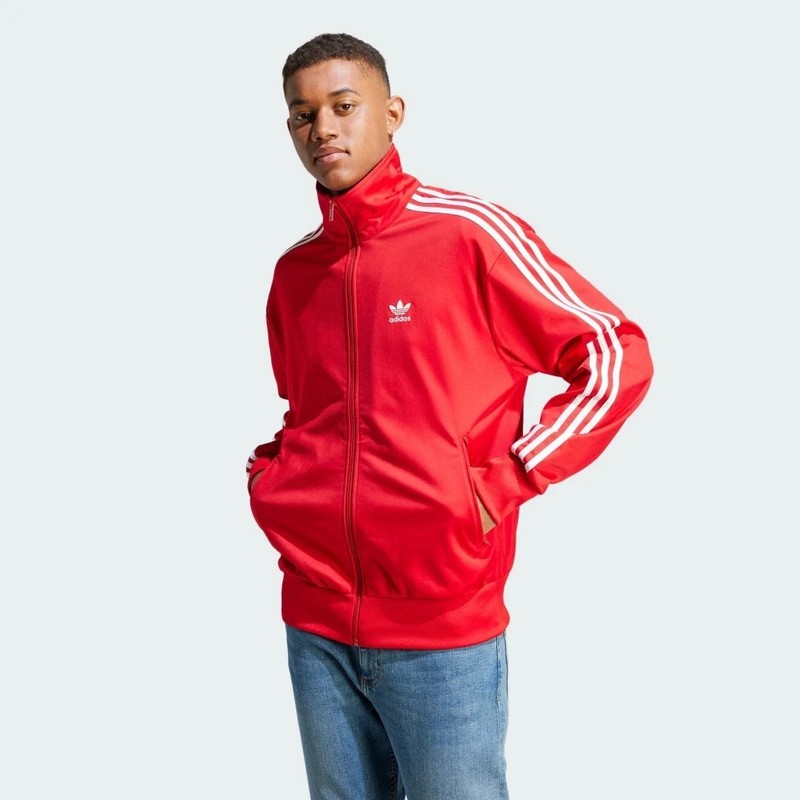 Adidas Originals Firebird "Red/White" Trefoil Track Jacket IJ7060 Men's Size XXL gallery