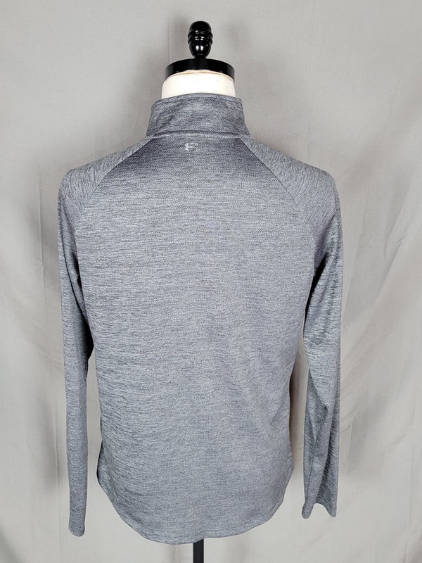 Layer 8 Quick Dry Performance Mens Small Gray 1/4 Zip Long Sleeve Athletic Shirt gallery