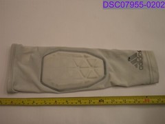 Adidas Climacool Men’s Bball Compression Padded Elbow Arm Sleeve White Medium