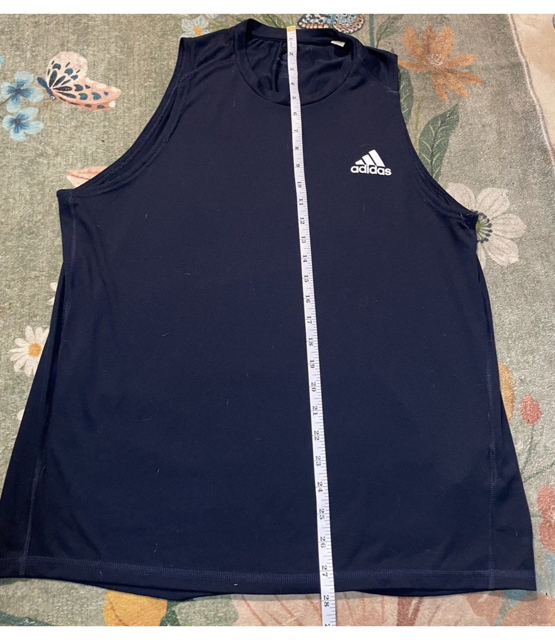 ADIDAS FREELIFT CLIMALITE WORKOUT RUNNING MENS MUSCLE SLEEVELESS SHIRT NAVY L gallery