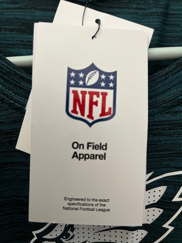 Nike Philadelphia Eagles Green White Velocity Long Sleeve T-Shirt Men's Size XL gallery