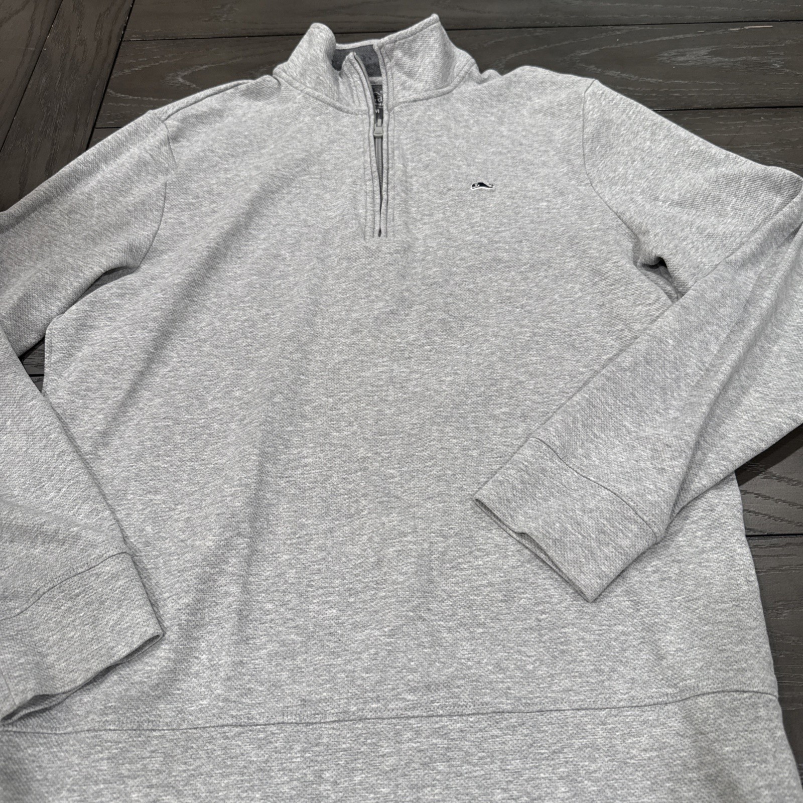 Vineyard Vines Performance Sweater Mens M 1/2 Zip Saltwater Gray gallery