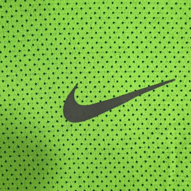 Nike Dri Fit Shirt Mens Small Neon Green Short Sleeve Running Workout Active Gym gallery