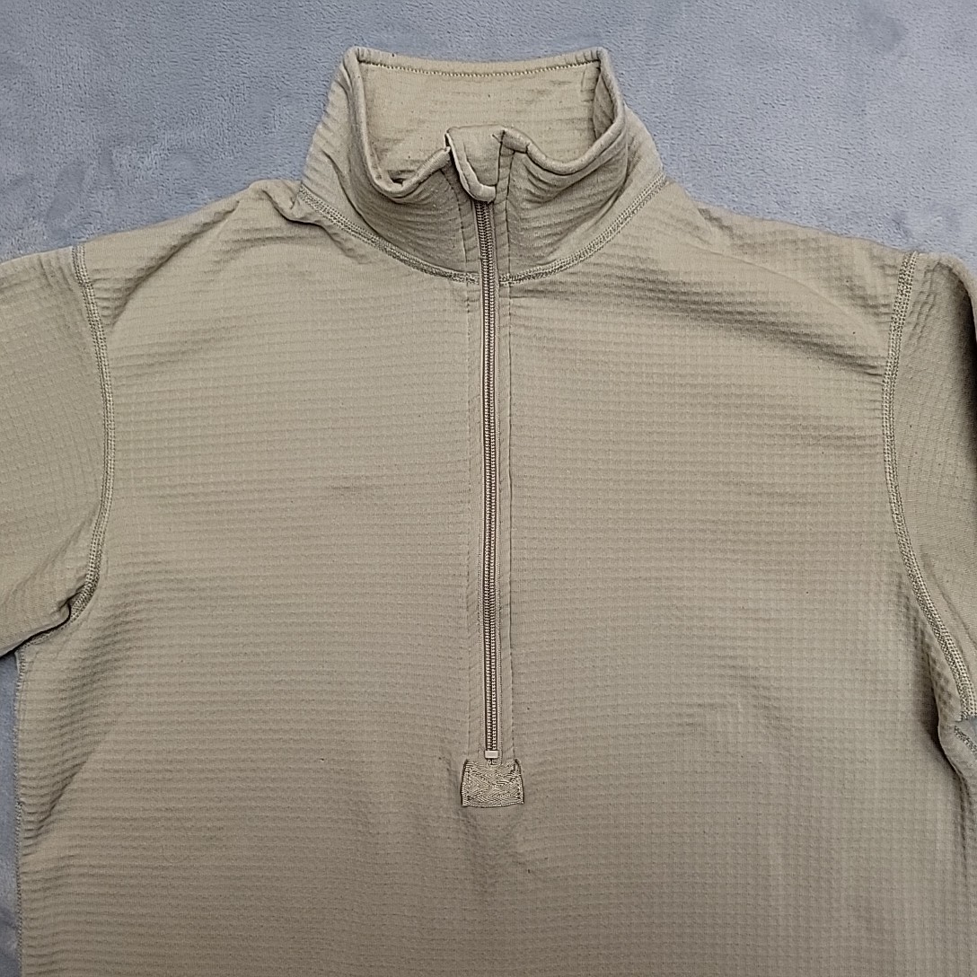 Gen III US Army Cold Weather Mid Weight Shirt Men Medium Long Waffle Grid Fleece gallery