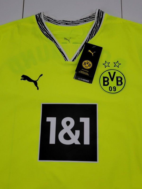 Puma BVB ANNIVERSARY JERSEY AUTHENTIC Men's Size Large Long Sleeve 776141-04 NEW gallery