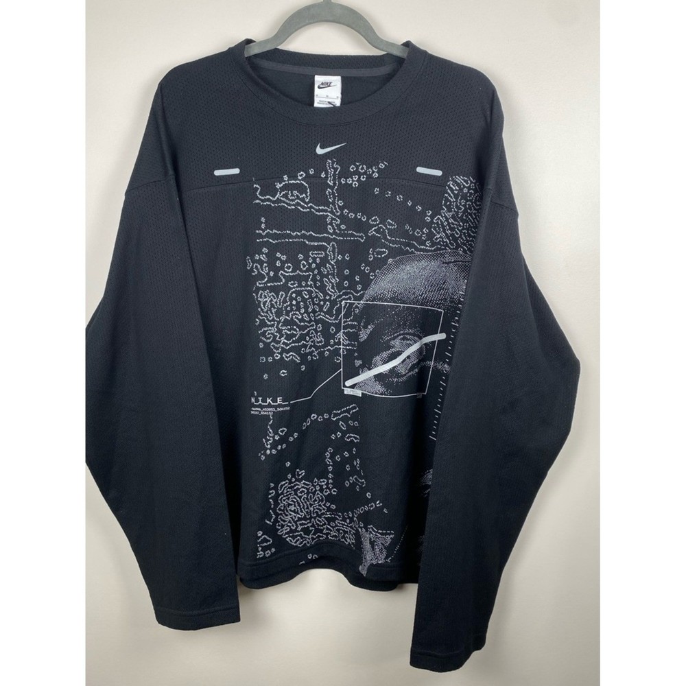 NWT Nike Street Vision Long Sleeve Mesh Top Unisex Medium