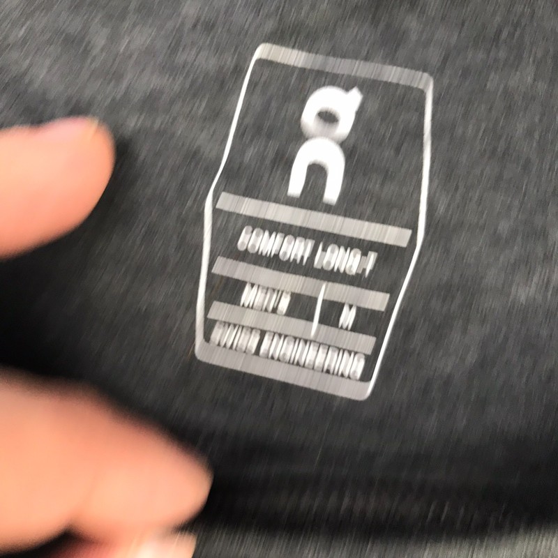 On Cloud Comfort Long-T Shirt Mens M Heather Gray Performance Wool Stretch Crew gallery