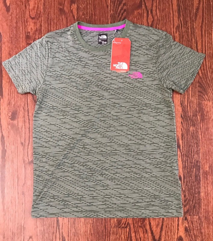 The North Face Men's Pattern T-Shirt Green/Magenta S gallery