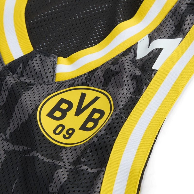 PUMA Hoops X Borussia Dortmund Crew Neck Sleeveless Replica Jersey Mens Black gallery