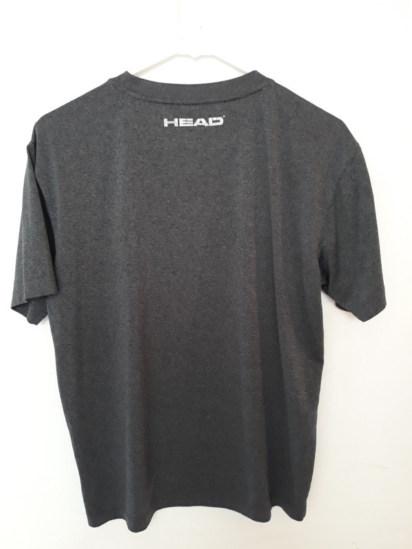 HEAD Men's Hypertek Crewneck Gym Training & Workout T-Shirt Grey S Small 222 gallery