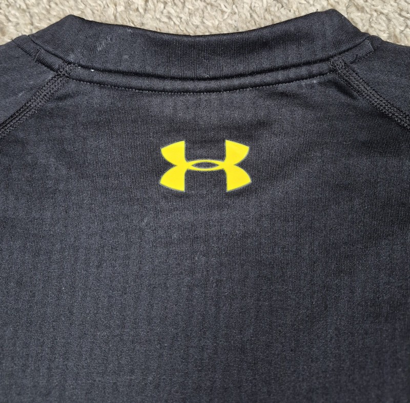 Under Armour Base 2.0 Fitted Waffle Long Sleeve Shirt Black Size Medium gallery