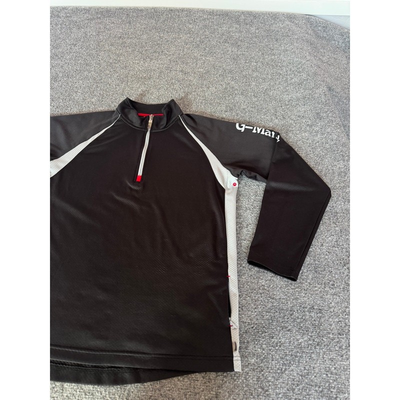 Alo Coolfit Performance Long Sleeve 1/4 Zip Pullover Athletic Shirt Men's SZ L gallery