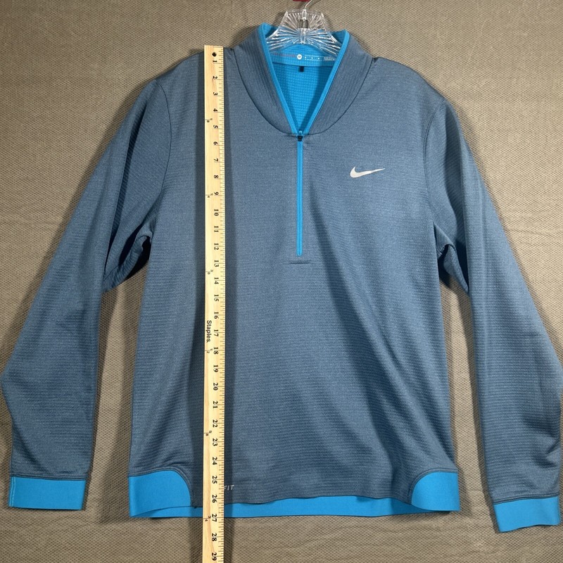 Nike Tiger Woods Collection Mens Pullover Dri-Fit Cypress Shield 1/4 Zip Golf M gallery