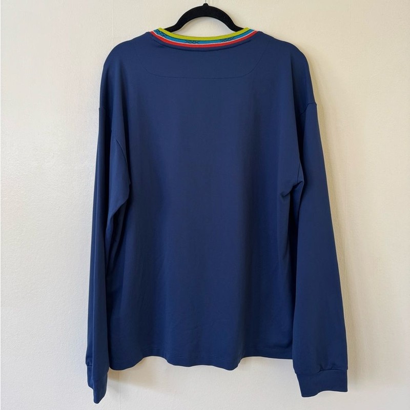 Rhone Retro Session Mock Neck Lightweight Insulating Midlayer Size Large gallery