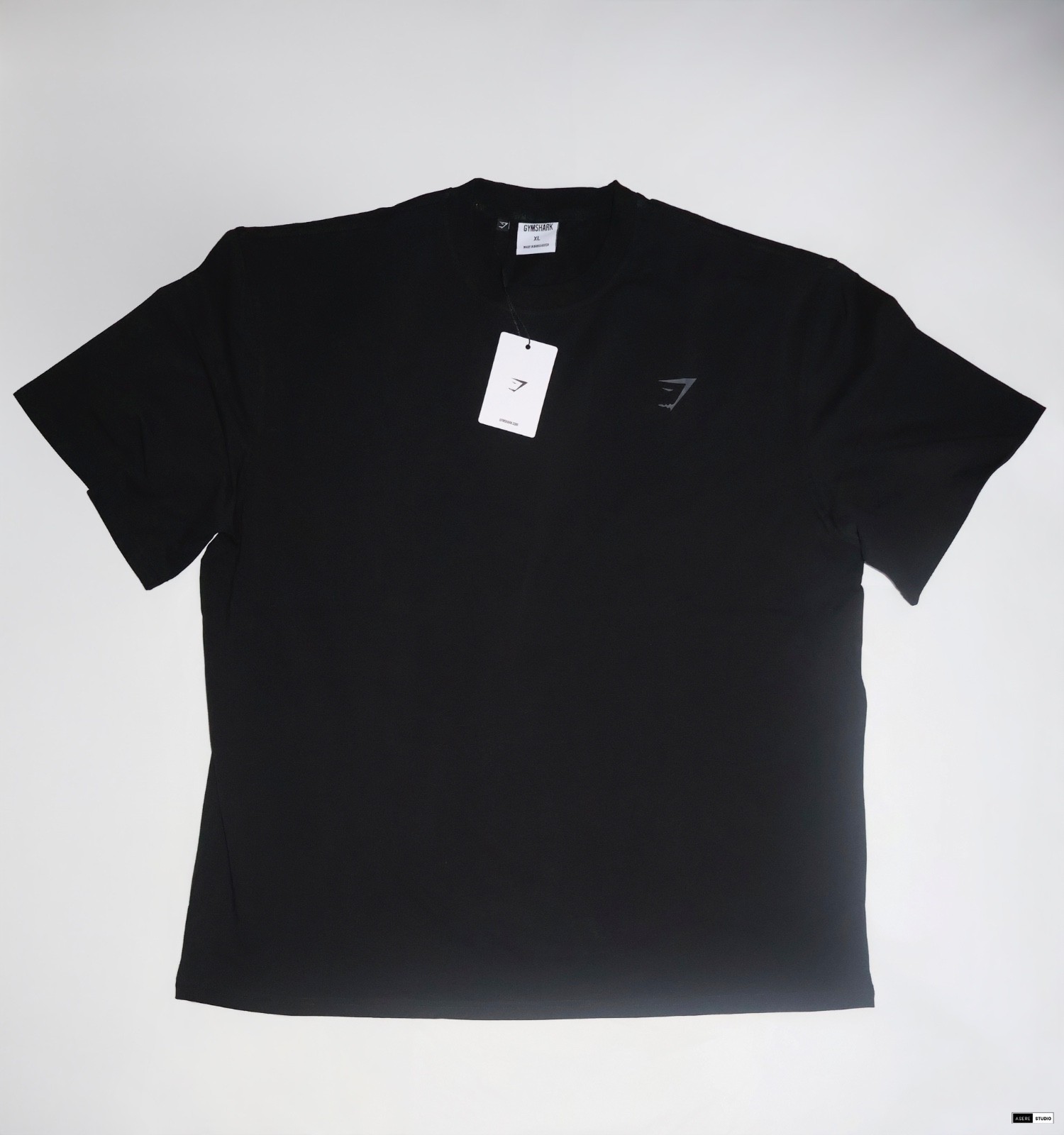 Gymshar Black T-Shirt XL Men's Activewear Gym Oversize Style gallery