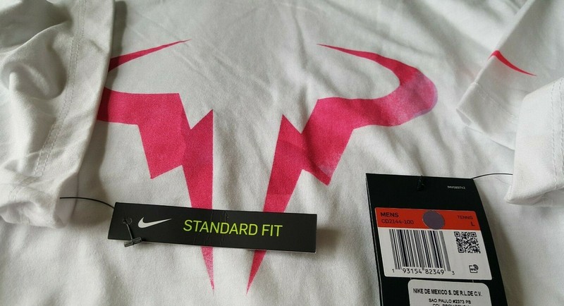 Nike Court Dri-Fit Rafa Nadal Men's Tennis T-Shirt CD2144-100 gallery