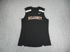 Nike Jersey Mens Medium Sleeveless Black Swoosh Kearney Gym Workout Training