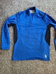 NIKE BLUE PRO COMBAT HYPERWARM LONG SLEEVE SIZE XL
