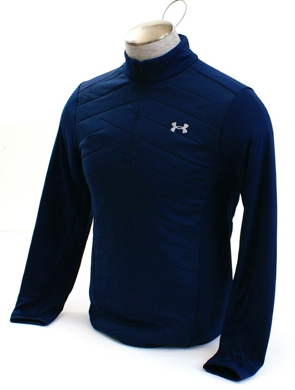 Under Armour Coldgear Reactor Hybrid 1/2 Zip Long Sleeve Pullover Top Men's NWT gallery