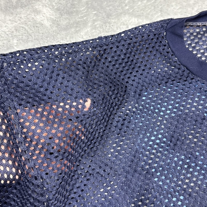 Vintage Champion Football Jersey XL Blue #43 Practice Mesh 70s 80s gallery