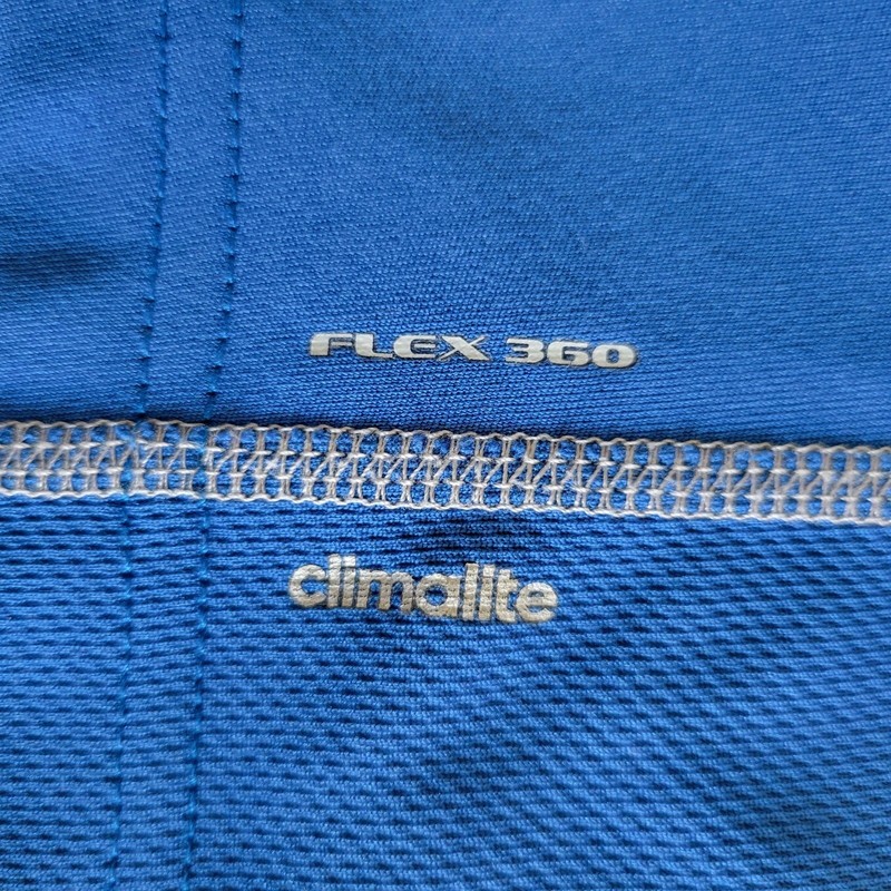 Adidas Climalite Flex 360 Workout Training Blue Sleeveless Tank-Top Size Medium gallery