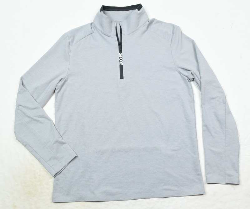 G/Fore Brushed Back Tech 1/4 Zip Pullover Mens Medium Gray Long Sleeve gallery