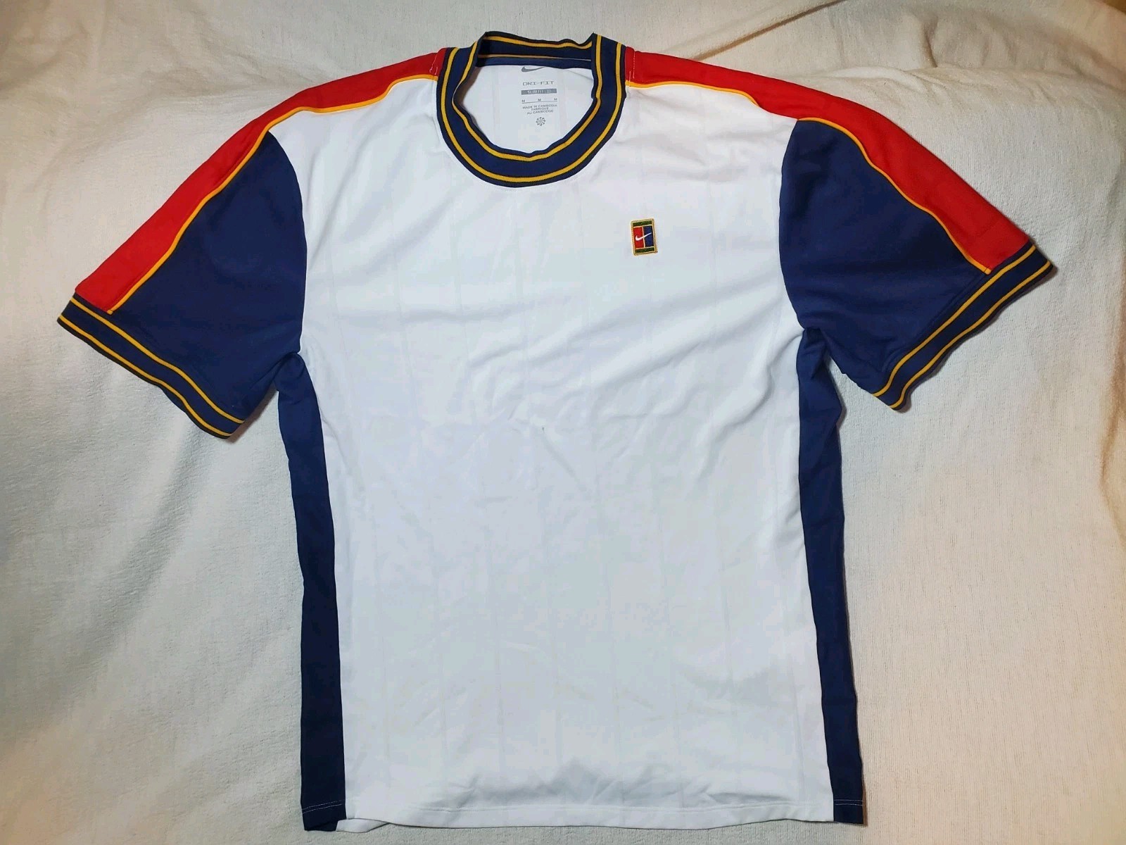 Nike Court Carlos Alcaraz 2021 US Open Tennis Shirt Vapor Federer Nadal Sinner M gallery