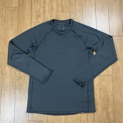 Patagonia Shirt Mens M Gray Capilene Midweight LS Baselayer 44427 *READ