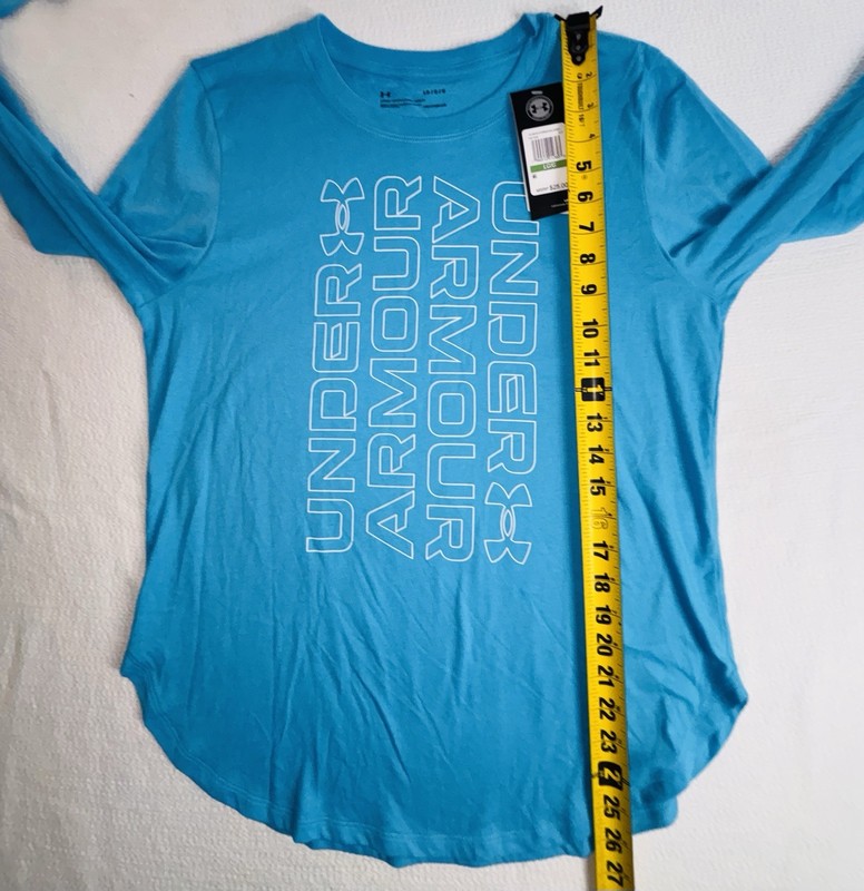 Under Armour UA Vertical Wordmark Long Sleeve Sz Large gallery