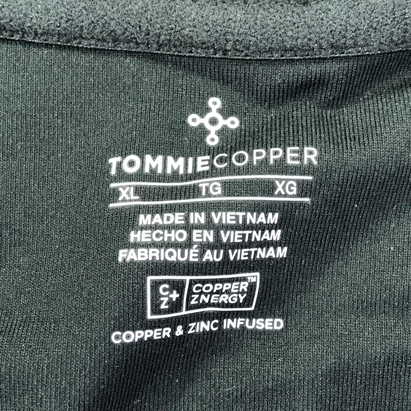 Tommie Copper Shirt Mens XL Black Compression Copper Znergy Lower Back Support gallery