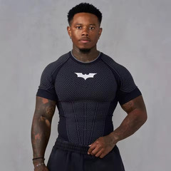 Batman The Dark Knight Trilogy Compression T-Shirt Men’s Short Sleeve