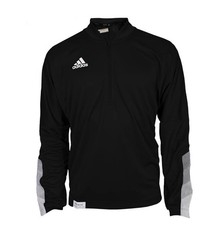 adidas Men’s LS 1/4 Zip Knit Pullover – Black (GM2576) *RETAIL $65*