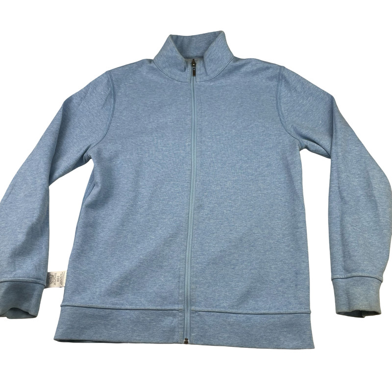 Bugatchi Men’s Cotton Blend Full Zip Reversible Sweater/Jacket Blue • SMALL gallery