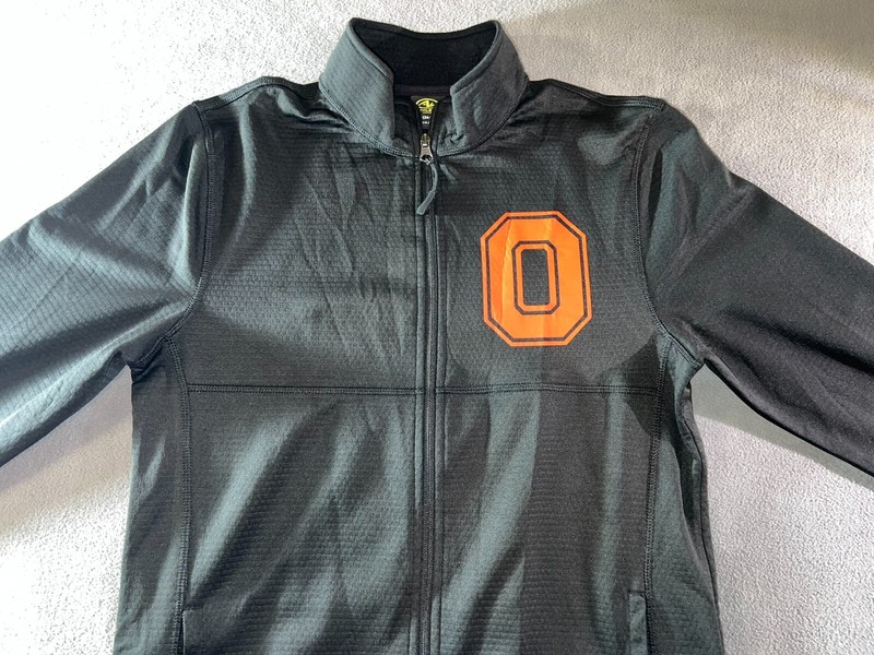 EUC Mens Athletic Work LS Full Zip Ohio State Pullover, Black, Size S (34-36) gallery