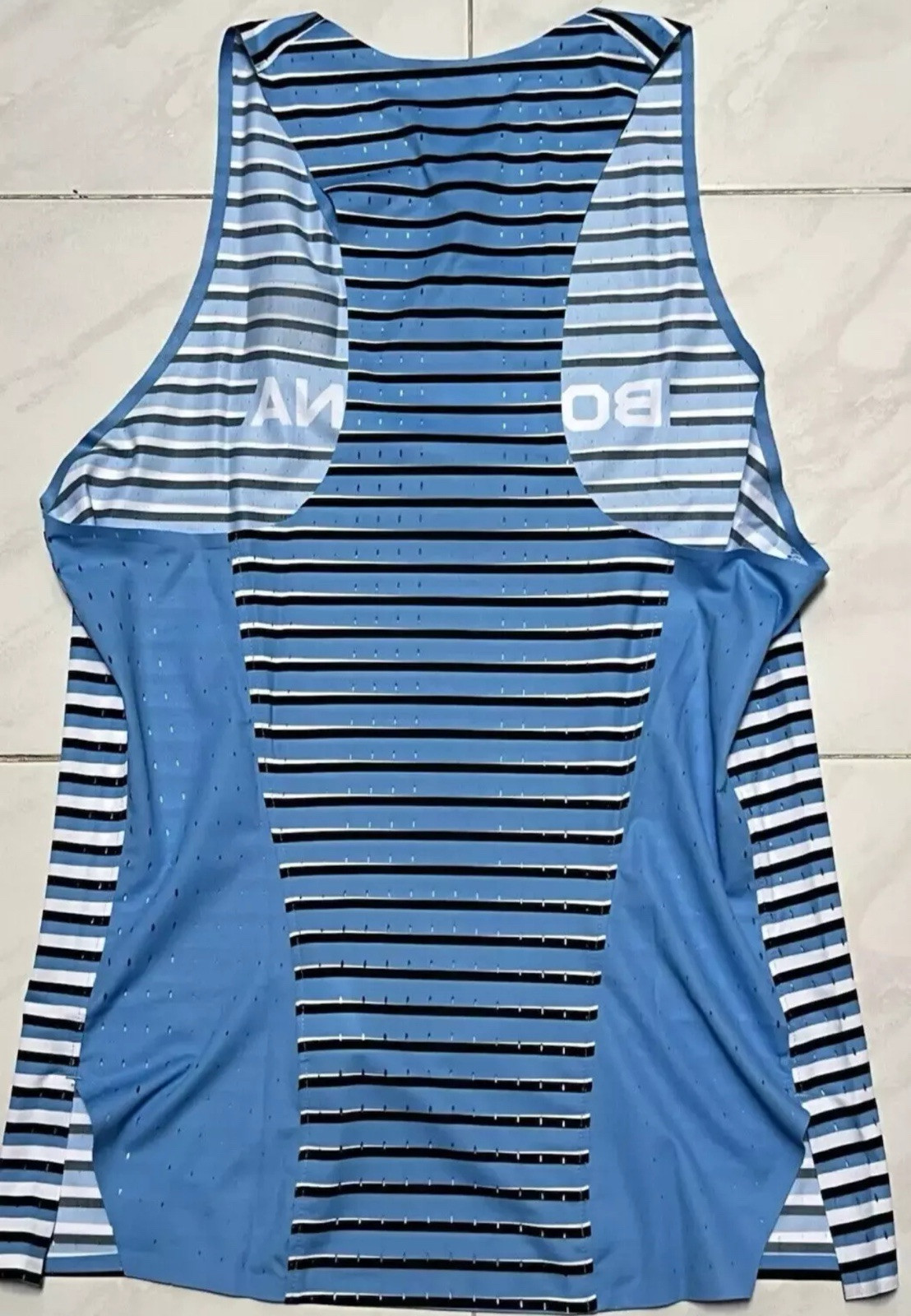 RARE Nike Pro Elite Team Botswana Aeroswift Running Singlet CI5897-412 Men’s M gallery