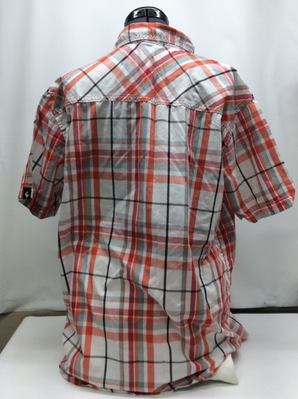South Pole Extra Large Men’s Athletic Collection. Button Down Red White Plaid gallery