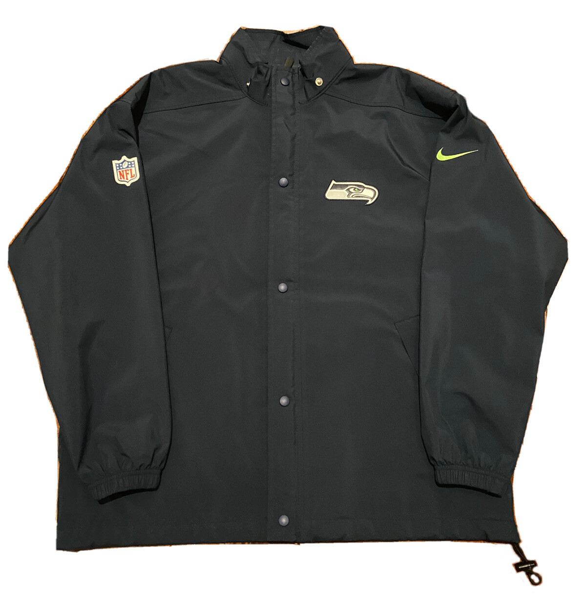Nike Seattle Seahawks Jacket Size Large Men Limited STAFF 2 Of 5 Made In USA gallery