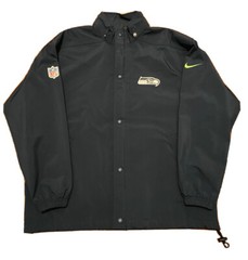 Nike Seattle Seahawks Jacket Size Large Men Limited STAFF 2 Of 5 Made In USA