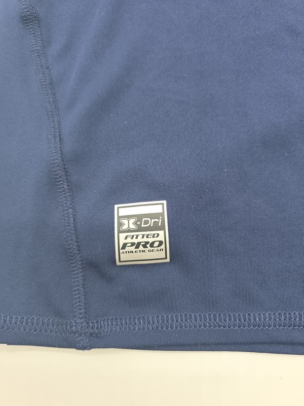 RBX Tank Top Men Small Blue Train Fitted Solid.#41437 gallery