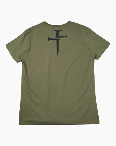 Three Nails Men's Athletic Core Cross Tee Shirt Size Large ($36 MSRP) gallery