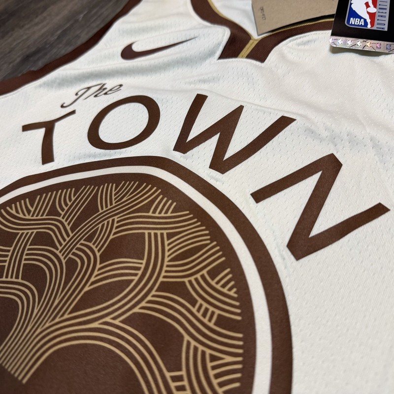 Stephen Curry Golden State Warriors City Edition Nike Swingman Jersey 2025-26 gallery