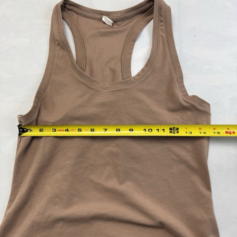 BYLT Premium Basics Racerback Tank Top Women’s Medium Brown Stretch gallery