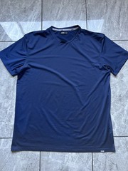 Barbell Apparel Men’s Navy Ultralight Tech Athletic Workout Performance Shirt XL