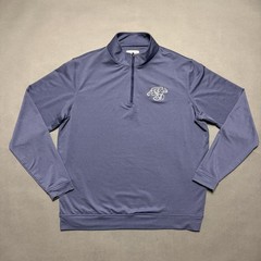 Peter Millar Crown Sport Golf Stretch 1/4 Zip Pullover Mens Large Performance