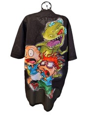 Nickelodeon Rugrats Black Mesh Baseball Jersey Men’s M Big Graphic