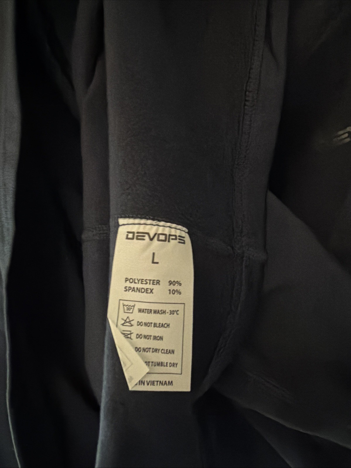 DevOps Men's Thermal Long Sleeve Compression Shirt Size L gallery