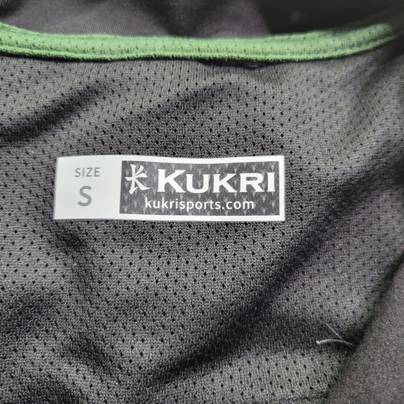 Kukri Athletic Jacket Men's S Black Rugby Jersey 1/4 Zip High Neck Pockets Top gallery