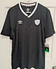 Umbro Soccer Jersey Checkerboard Black Men’s Shirt L