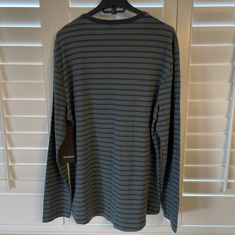 Lululemon 5 Year Basic LS Men’s Size L Yachtie Sea Steel Gravity YASG 22910 gallery